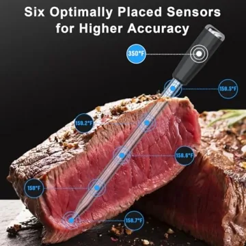 Smart Bluetooth Wireless Meat Thermometer with WiFi Long-Range