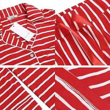 Buy Ekouaer Women's Long Sleeve Pajamas Set Online