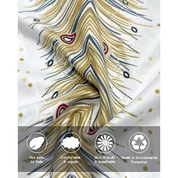 QIANXIZHAN Women's Harem Pants, High Waist Yoga Boho Trousers with Pockets White M