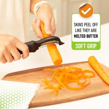 Premium Spring Chef Vegetable Peeler - Ergonomic Design