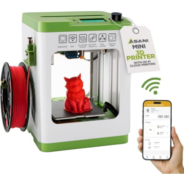 Fully Assembled Mini 3D Printer for Kids and Beginners - Complete Starter Kit with Auto Leveling 3D ...