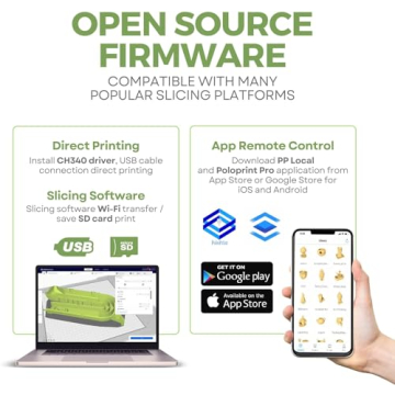 Assembled Mini 3D Printer for Kids - Starter Kit Included