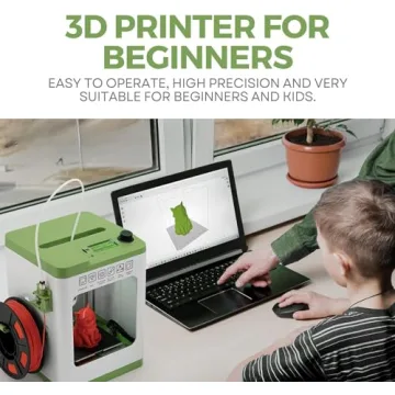 Assembled Mini 3D Printer for Kids - Starter Kit Included