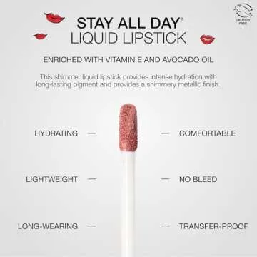 Stila Stay All Day Shimmer Liquid Lipstick - 12 Hours Wear