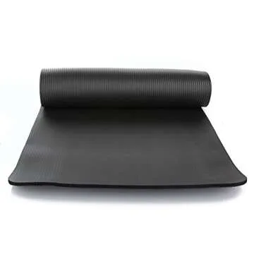 Unbrand Non-Slip 10mm Yoga Mat for Fitness and Pilates