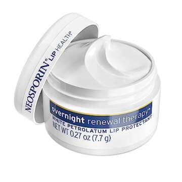 Neosporin Lip Health Overnight Renewal Therapy, 0.27 Oz, Pack of 2
