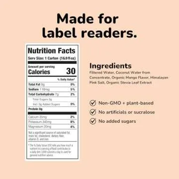 NOOMA Hydrating Sports Drink with Organic Coconut Water