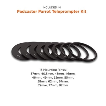Padcaster Parrot Teleprompter Kit - Portable Smartphone Teleprompter