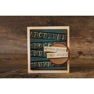 Sizzix 3D Texture Fades Embossing Folder 664760 Typewriter by Tim Holtz One Size, Multicolor