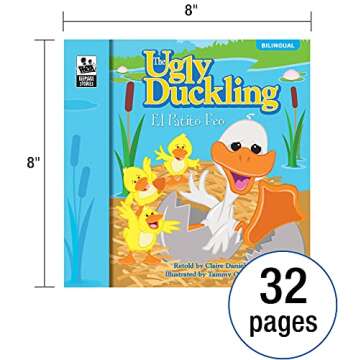 El Patito Feo Bilingual Children's Book for Ages 4-8