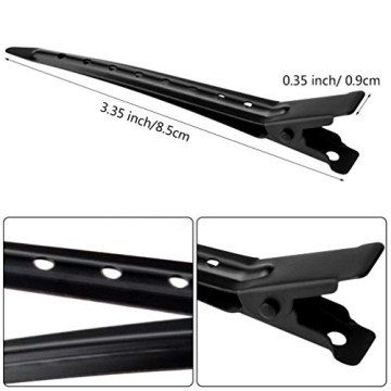 Durable 24 Packs Duck Bill Clips for Hair Styling