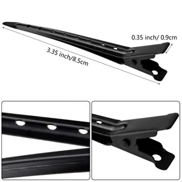 Durable 24 Packs Duck Bill Clips for Hair Styling