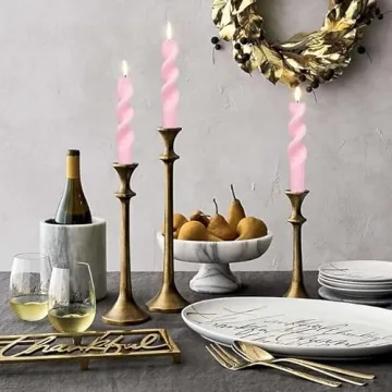 Spiral Taper Candles for Home Decor and Special Occasions