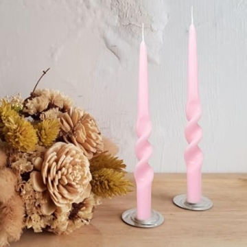 Spiral Taper Candles for Home Decor and Special Occasions