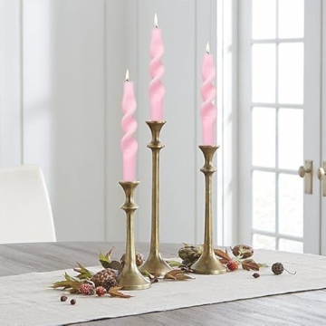 Spiral Taper Candles for Home Decor and Special Occasions