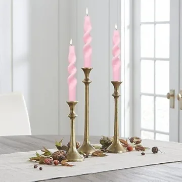 Spiral Taper Candles for Home Decor and Special Occasions