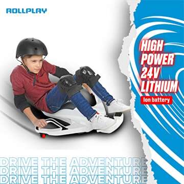 Rollplay Nighthawk Electric Ride On Toy for Ages 6+
