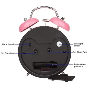 Vintage Peakeep Loud Alarm Clock for Heavy Sleepers