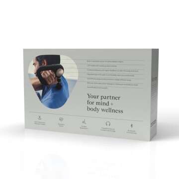 TheraGun Sense Percussion Massage Gun - Deep Tissue Personal Massager with Preloaded Breathwork Routines for Stress Relief, Pain Relief & Muscle Soreness in Neck, Back, Leg and Knee (Black)