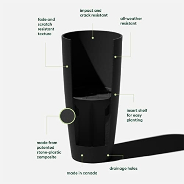 Veradek Vega Planter - Stylish Indoor/Outdoor Design