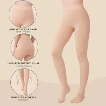 RubyRunk Fleece Lined Tights for Warm Winter Fashion