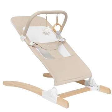 Baby Delight Heirloom Aspen Wooden Baby Bouncer | Infant Baby Chair | 0 – 6 Months | 100% GOTS Cer...