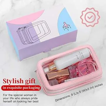 SEAMOSH Women's Makeup Travel Bag - Luxury Style and Functionality