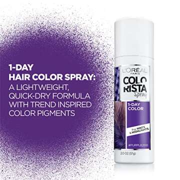 Vivid L'Oreal Paris Colorista Temporary Hair Color Spray