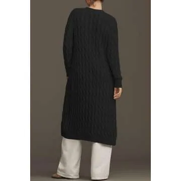 Cakulo Long Cable Knit Cardigan for Stylish Women