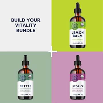 Vimergy Liquid B12 – Fast-Absorbing Brain Support – Energy Support Supplement – USDA Certified Organic, Vegan, Non-GMO – 115 Servings (115 mL)