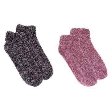 Dr. Scholl's Women's 2 Pack Soothing Spa Low Cut Socks, Lavender & Vitamin E