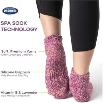 Dr. Scholl's Soothing Lavender Vitamin E Socks for Women