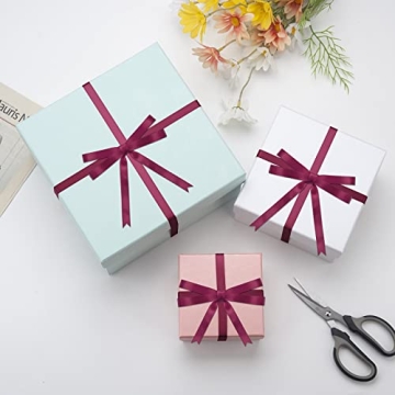 Elegant Double Faced Burgundy Satin Ribbon for Crafts