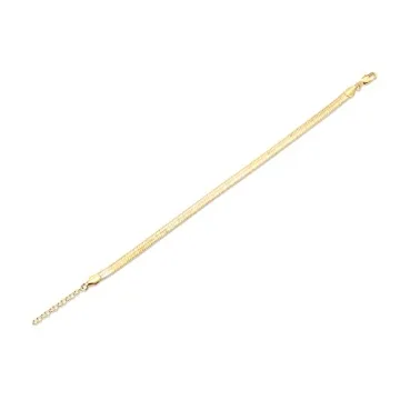 PAVOI 14k Gold Plated Minimalist Anklet - Durable & Stylish