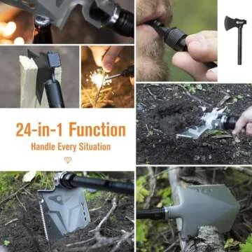 Sahara Sailor Survival Axe & Camping Folding Shovel