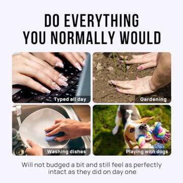 BTArtbox Press On Nails Short - Salmon Pink Press on Nails, Oval Fake Nails with Nail Glue, Reusable Glue On Nails in 16 Sizes Nail Kit, Tomato Tango