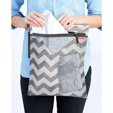 Skip Hop Wet Dry Bag, Grab & Go, Chevron