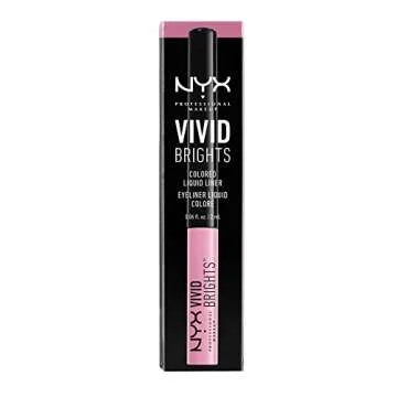 NYX Vivid Brights Liquid Eyeliner - Stunning Pastel Pink