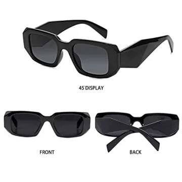 Haqptul Trendy Rectangle Sunglasses for Ultimate Style and Protection