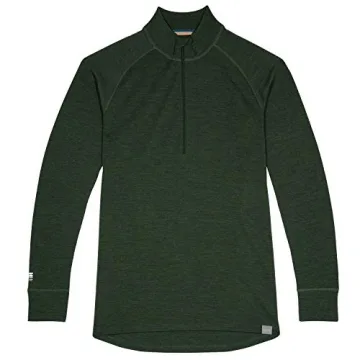 Premium MERIWOOL Men's Merino Wool Half Zip Sweater