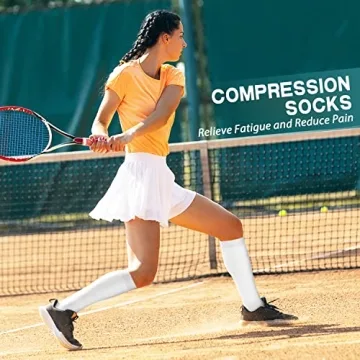 Premium Compression Socks for Comfort & Support - 3 Pairs