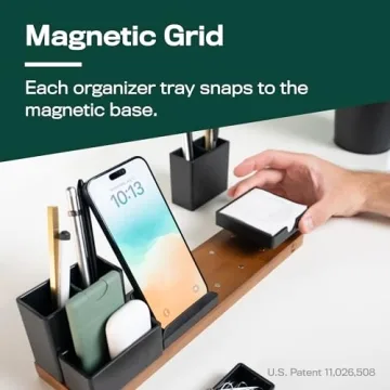 Magnetic Desk Organizer - Customizable Office Supply Holder