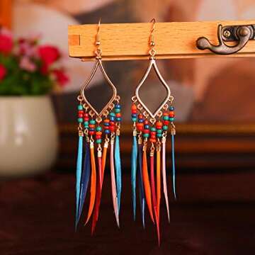 NEEBAOLY Elegant Bohemian Earrings Set for Women
