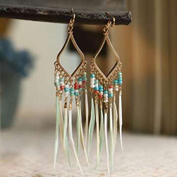 NEEBAOLY Elegant Bohemian Earrings Set for Women