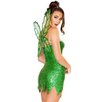 Mischievous Fairy Women's Costume (Green) - Small