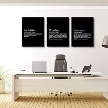 Inspirational Office Wall Art & Motivational Canvas Prints