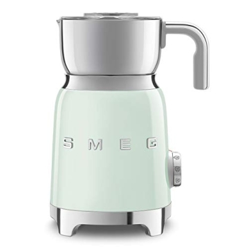Stylish Smeg Milk Frother in Pastel Green | Premium Coffee Experience