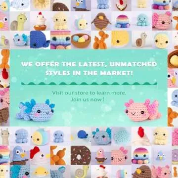 All-in-One Beginner Crochet Kit with Video Tutorials