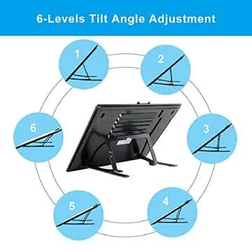 TOHETO A3 Light Pad, Rechargeable Light Board for Diamond Painting, Tracing Light Box with Stand and...