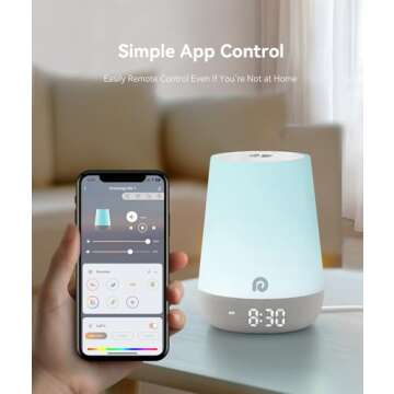 Dreamegg Nite 1 Baby Sound Machine with Night Light